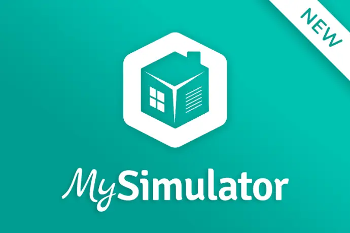 Logo MySimulator, outil web de simulation pour projets de fenêtres, volets et stores