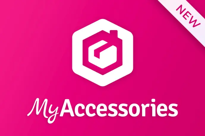 Logo MyAccessories, plateforme web pour la commande de pièces détachées, pièces de rechange, moteurs et accessoires